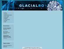 Tablet Screenshot of glacialro.com